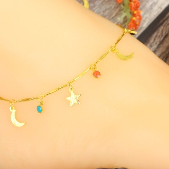 "Elegant Handmade Anklet – Delicate Jewelry for Women, MAR091580 - Picture 5 of 10